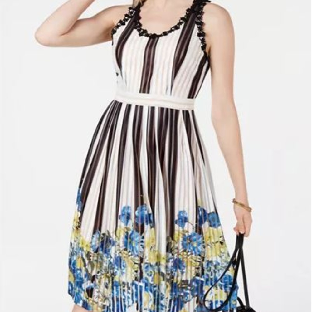 ANTHROPOLOGIE FOXIEDOX ELDORA COCKTAIL FLARE DRESS - Picture 2 of 7